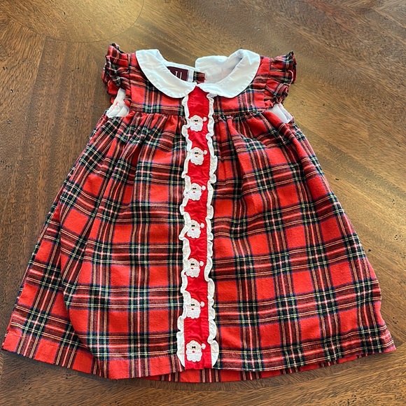 Lil Cactus Other - Toddler Girl Lil Cactus Christmas Santa plaid Dresses 3T